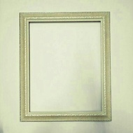 Fibre frame photo gold/white ( 11x14/ A3 )