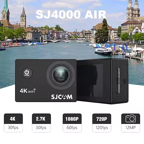 SJ4000 Air High Performance SJCAM 4K Action Camera,30M Waterproof 2.4G WiFi,170° Wide-Angle Multifun