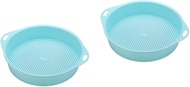 BESPORTBLE 2pcs Tool Garden Classifier Sand Strainer Toy Classifier Sifting Pan Kidult Toys Sand Table Flour Garden Soil Sieve Potting Mesh Holes Fine for To Rotate Succulents Particle Sieve