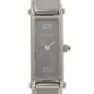 【日本直送】グッチ GUCCI 腕時計 1500L SS クオーツ アナログ表示 グレー文字盤 レディース【中古】