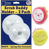 BeraTek Smiley Face Sponge Holder for Kitchen Sink – Sponge Daddy Caddy with Suction Cup Keeps Happy