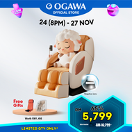 OGAWA RetreaX Ionic Contemporary Massage Chair [FREE GIFT Xe DUO PRO + Massage Chair Cover] [FREE SH