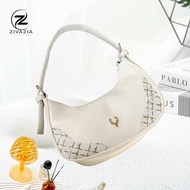 ZIVAZIA Tas Bahu Wanita Delia Shoulder Bag Wanita Kekinian 2 Tali Premium Import Tas Wanita Slempang