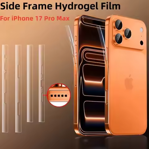 1-2PCS Side Hydrogel Film For iPhone 17 Air High DefinitionAnti Scratch Frame Phone Border For iPhon