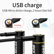 BESTON USB Micro 1.5V AA fast charge lithium Rechargeable Battery