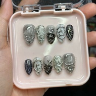 Y2K 3D Nails Chrome handmade nails lisa candy nails press on nails