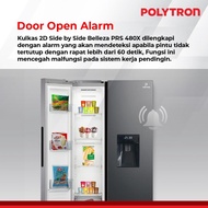 POLYTRON New Belleza Inverter Kulkas 2 pintu Side by side PRS 480X