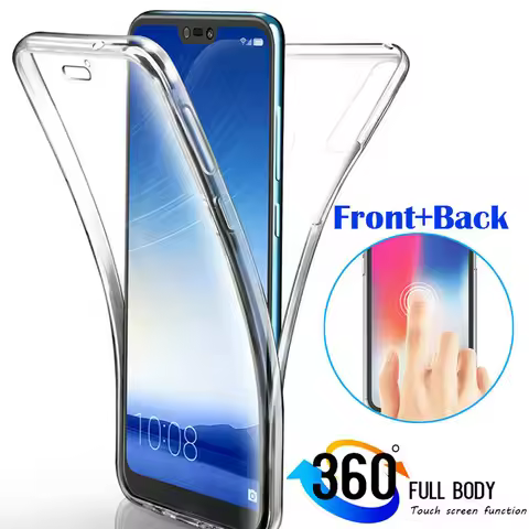 360 Full Body Shockproof Transparent Case For Samsung Galaxy Note 8 9 10 20 Ultra M21 M30 M30S M31 M
