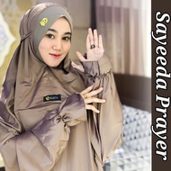 Mukena Sayeeda by Elkisa/Mukena malaysia/mukena silk premium/mukena premium/mukena armany silk/muken