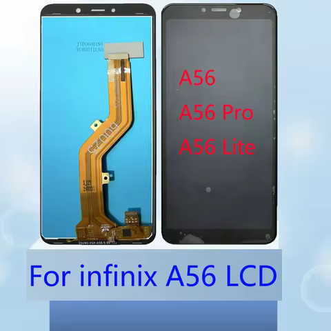 6.0 inch For Tecno A56 A56 Lite LCD Display Touch Screen Digitizer Assembly For Itel A56 Pro Screen 