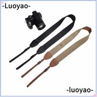 LUOYAO Micro Single Strap, Polyester Retro Camera Shoulder Strap, Universal Adjustable Neck Strap La