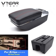 Vtearสำหรับซูซูกิเออร์ติก้า Suzuki Ertiga 2015-2020แขนภายในคอนโซลกล่องเก็บของที่พักแขนรถจัดแต่งทรงผม