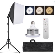 Andoer Studio Photography Light Kit Softbox Lighting Set Including 85W Bicolor LED Light + 40x40cm S