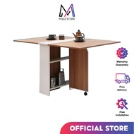 Miss3 Space Saver Fordable Smart Dining Table by Miss 3 - Free Delivery - Free Installation Free Delivery - Best Quality