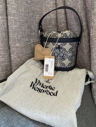 Vivienne Westwood 藍色老花 水桶包