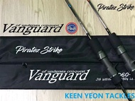 PIRATEZ STRIKE VANGUARD BAITCASTING JIGGING FISHING ROD