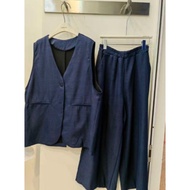 GF510-1 _ Daily All-Match New Style Vest Commuter Outer Wear v-Neck Sleeveless Vest Pants Suit