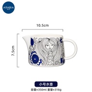 Arabia Pastoraali Coffee Cup Mark Water Pot Bowl Plate Iittala ชุดเครื่องดื่มกาแฟแบบเรียบง่าย สไตล์ย