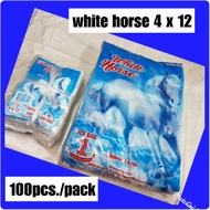 ๑Plastic Ice Bag 4"x12"