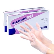 Box of 100 Victoria Bay Super Tough Cooking and Kitchen Gloves Made of Odorless TPE Material-HDo