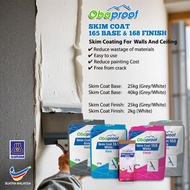 OBAPROOF 2/25/40KG SKIM COAT 165 BASE / SKIM COAT 168 FINISH COATING FOR WALLS AND CEILING /SKIM COA