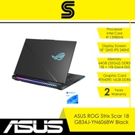 ASUS ROG Strix Scar 18 G834J-YN6068W (18 QHD IPS 240HZ|I9-13980HX|64GB DDR5|1TB + 1TB G4 NVME|RTX409