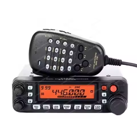 For YAESU FT-7900R 50W Dual Band FM Transceiver Walkie Talkie UHF VHF Transceiver Car Radio