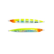 ◎60g / 80g / 100g - Handmade Fishing Jig Kurodai Red Thunder UV Reactive Glow Knife Pilchard (Fast Jig)
