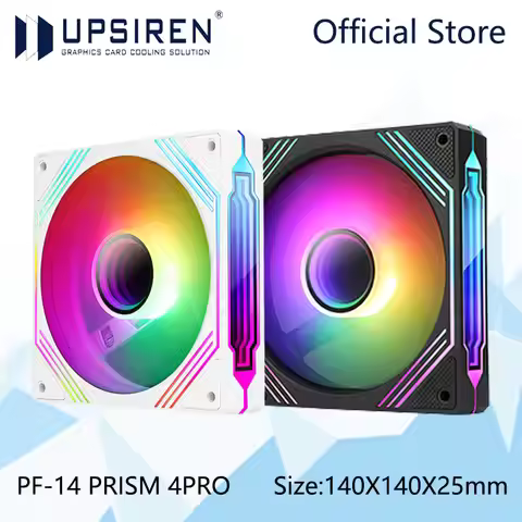 UPSIREN PF-14 PRISM 4PRO Computer Chassis Fan 14cm ARGB 4 Pin PWM Quiet Cooling Fan 12V Large Air Vo