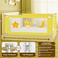 EARISE  Baby Bedrail Bed Guard Rail Pagar Bayi Anak Pengaman Kasur tempat tidur Ranjang Bayi Safety fence