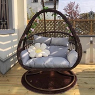 11🐱‍🐉Kexiang Hanging Basket Rattan Chair Lazy Chlorophytum Chair Hanging Basket Rattan Chair Rocking Chair Balcony Swing