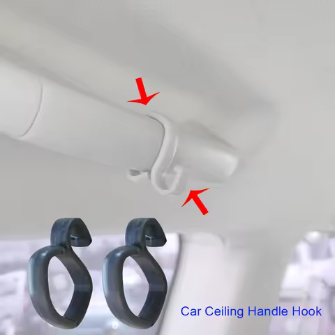 2x NEW Car Interior Ceiling Handle Hook Clothes Hooks For Toyota Land Cruiser Prado J120 J150 Lexus 
