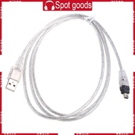 WIN 140cm 4 5ft USB 2 0 Male to IEEE 1394 4Pin Male iLink Firewire DV Cable for DV Camera