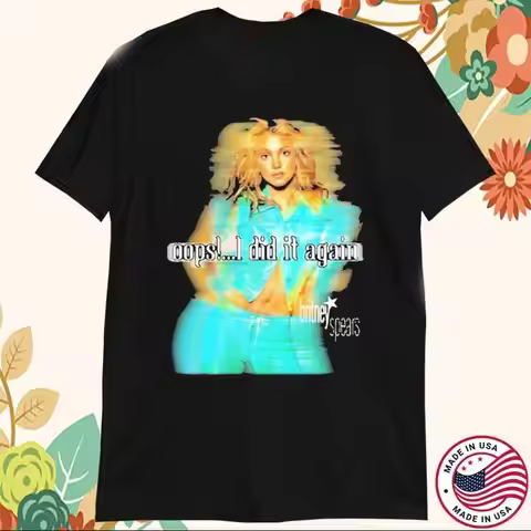 Britney Spears Oops I Did It Again T shirt size S 5XL