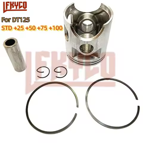 Motorcycle Engine Parts Piston Ring Kit Pin 16mm 56mm 56.25mm 56.50mm 56.75mm 57mm for Yamaha DT125 