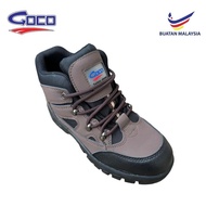 GOCO GC QS77 SAFETY SHOES Men Industry Steel Toe Cap Black Leather