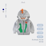 Fleece SunscreenJacket with Hood for Children 1-5 Years Old - Breathable, Protects Children's Skin -