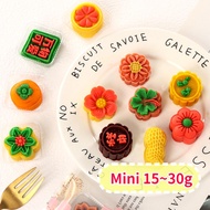 Mini Mooncake Mould 15g 25g Small Moon Cake Mold 30g Cute Rabbit Chinese Cake Molder Baking Tools Fl