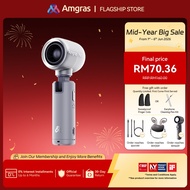 Amgras MetaHeld Fan Pro2 handheld hanging umbrella fan portable foldable mini turbo kipas speed adju