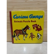 Curious George Animals Puzzle Book (Curious Board Book)