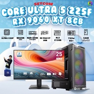 SETCOM+MONITOR BONMECOM2 ครบเซ็ตพร้อมจอ DDR5/ CPU CORE ULTRA 5 225F/ RX 9060 XT 8GB / Case เลือกแบบไ