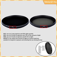 [BlesiyaedMY] Professional ND2 to ND400 Slim Fader Neutral Density Filter ND Filter Waterproof