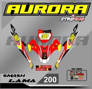 (COD) Terbaru DECAL RBT SMASH LAMA RBT BEBEK MODIF SUPERMOTO YZ CRF KLX KX KTM RBT new terbaru terke