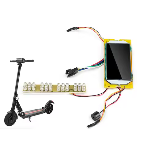 36V Electric Scooter Display LCD Screen 8 Inches Electric Scooter Replacement Accessories Suitable K