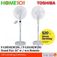 Toshiba DC Inverter Stand Fan with / without Remote Control F-LSD10(W)SG / F-LSA10(W)SG