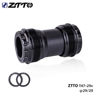 ZTTO จักรยาน T47ตัวยึดด้านล่าง24 Crankset การสำรวจ29 30มม. แบริ่งเกลียว47 68 73มม. แกนหมุน28.99มม. จ