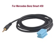 New Car 3.5mm 8pin Audio Music AUX Cable Input Adapter For Mercedes Benz Smart 450 Audio Input Cable