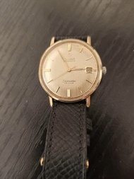 14K金 古董 Omega Seamaster De Ville 海馬蝶飛雙標面 自動機械錶