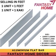 (1 FEET) Aluminium Flat Bar Aluminium Flat Bar DIY