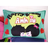 Handmade pillow given to ck, given to loved ones, given to friends